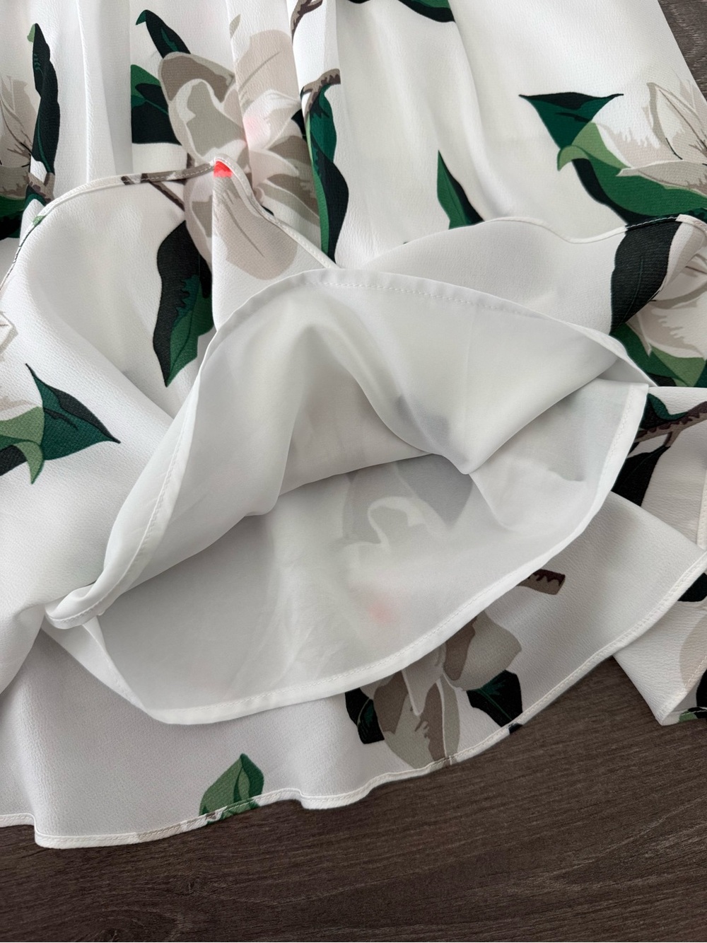 Banana republic White Floral Fit-and-Flare Dress wedding reception party 00 XXS - Picture 4 of 5
